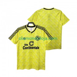 Camisola Borussia Dortmund 1988 1989 Retro Homem Equipamento Primeiro Manga Curta